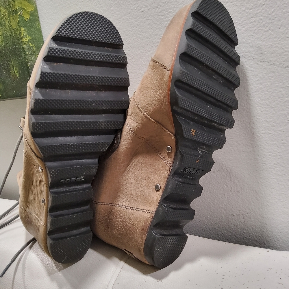 Sorel Joan of Arctic Wedge Ankle Boots Size 10 - Picture 6 of 13